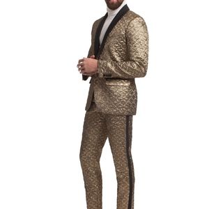 Mr Turk Alfred Blazer Gold